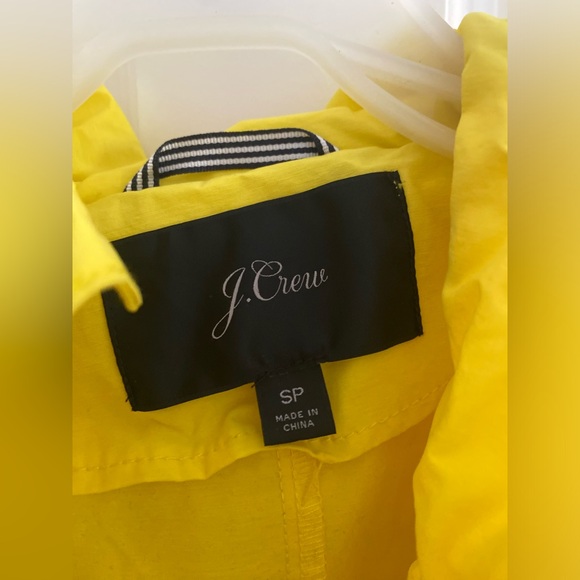J CREW YELLOW RAIN COAT - Picture 5 of 5